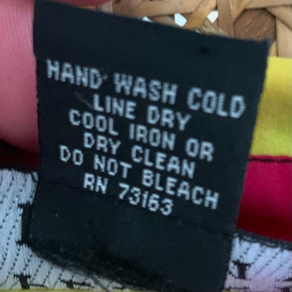 Spenser Jeremy vintage 70’s retro silk waist tie top - Picture 6 of 8